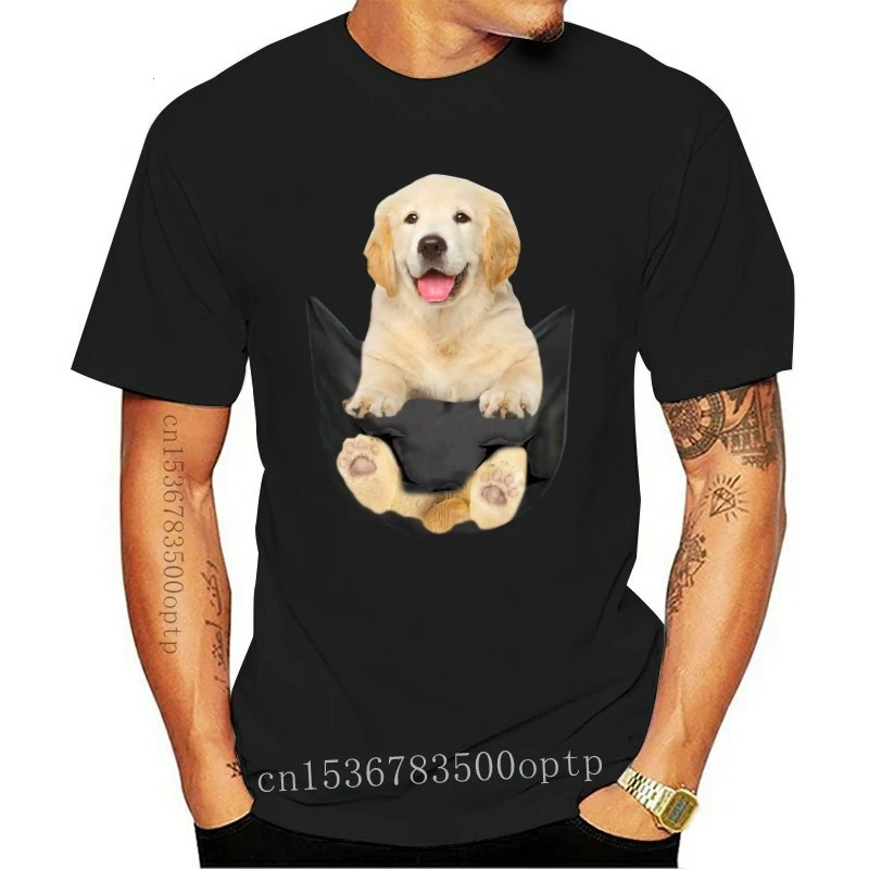Tee Golden Retriever In Pocket Cute Little Dog Men T-Shirt Cotton S-3Xl Funny Tee Shirt
Tee Golden Retriever In Pocket Cute Little Dog Men T-Shirt Cotton S-3Xl Funny Tee Shirt