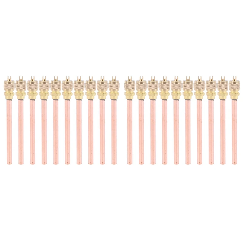 20Pcs Air Conditioner Refrigeration Access Valves 6Mm OD Copper Tube Filling Parts
20Pcs Air Conditioner Refrigeration Access Valves 6Mm OD Copper Tube Filling Parts