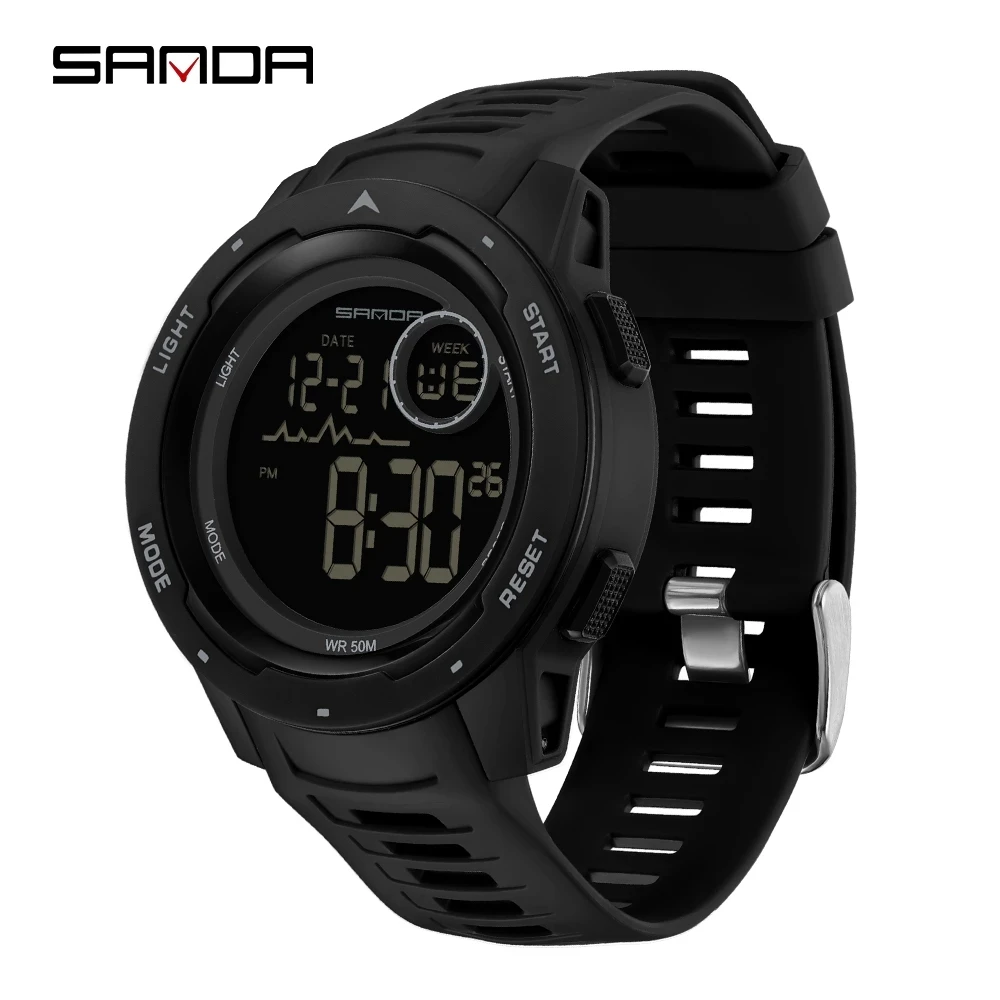 SANDA Top Brand Sports Men Watches Fashion Countdown Waterproof LED Digital Watch Man Military Wristwatch Relogio Masculino 2125
SANDA Top Brand Sports Men Watches Fashion Countdown Waterproof LED Digital Watch Man Military Wristwatch Relogio Masculino 2125