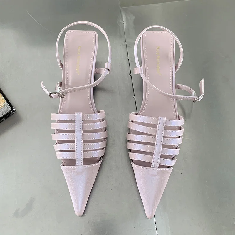 2022 Sandals Low Thin Heels Pumps Summer Women Fashion Purple Pointed Toe Casual Ladies Slides New Sandals Female Shoes
2022 Sandals Low Thin Heels Pumps Summer Women Fashion Purple Pointed Toe Casual Ladies Slides New Sandals Female Shoes