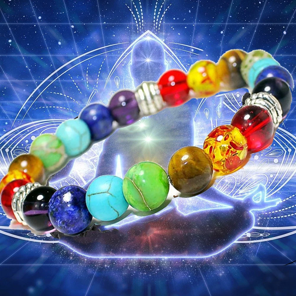 7 Chakra Mixed Balance Beads Bracelet Reiki Healing Yoga Energy Bracelet Natural Stones Bead Bracelets Women Bangle Jewelry Gift
7 Chakra Mixed Balance Beads Bracelet Reiki Healing Yoga Energy Bracelet Natural Stones Bead Bracelets Women Bangle Jewelry Gift
