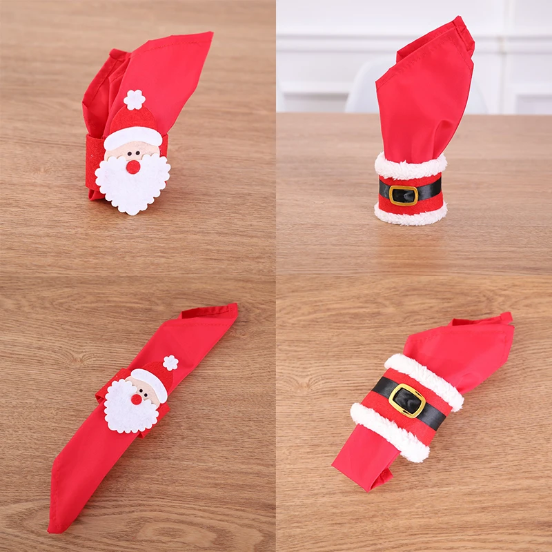 2Pcs/Set Cute Red Santa Claus Napkin Ring Christmas Ornament Home Decor Xtmas Decoration Accessories
2Pcs/Set Cute Red Santa Claus Napkin Ring Christmas Ornament Home Decor Xtmas Decoration Accessories