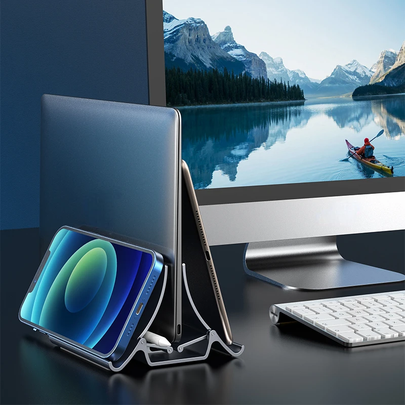 Vertical Laptop Stand Heat Dissipation Non-slip Silicone Gravity Holder for MacBook Surface iPad Tablet Stand C418
Vertical Laptop Stand Heat Dissipation Non-slip Silicone Gravity Holder for MacBook Surface iPad Tablet Stand C418
