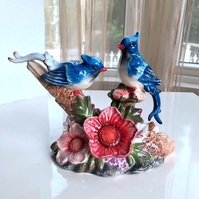 LUCKY BIRD LOVERS MINIATURE DECOR GIFT CRAFT ORNAMENT FURNISHING RUSTIC PORCELAIN COUPLE FIGURINE TRADITIONAL CHINESE ANIMAL
LUCKY BIRD LOVERS MINIATURE DECOR GIFT CRAFT ORNAMENT FURNISHING RUSTIC PORCELAIN COUPLE FIGURINE TRADITIONAL CHINESE ANIMAL