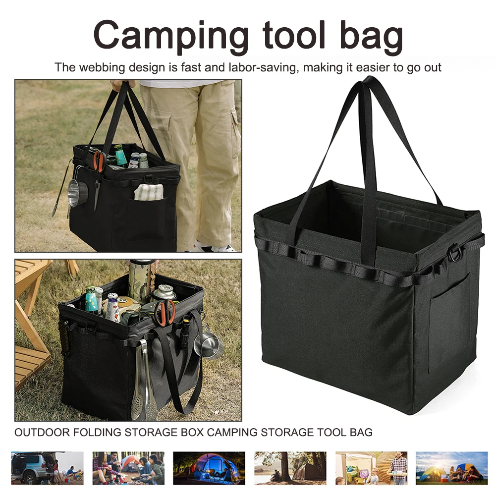 Camping Tool Bag Folding Outdoor Large-capacity Tote Bag Picnic Firewood Handbag Home Shopping Pouch Oxford Cloth Black
Camping Tool Bag Folding Outdoor Large-capacity Tote Bag Picnic Firewood Handbag Home Shopping Pouch Oxford Cloth Black