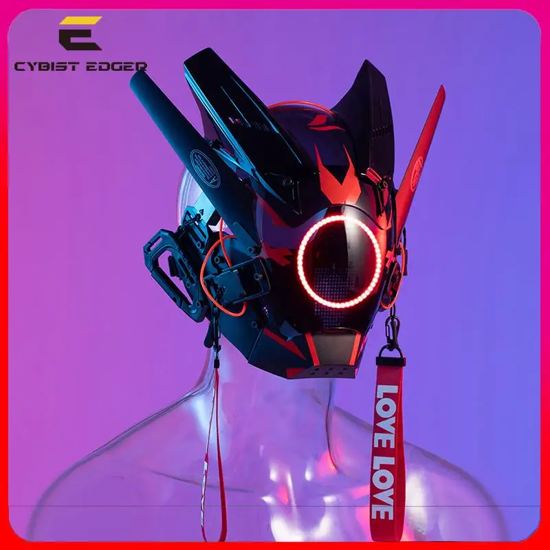 CyberPunk Mask Night City Red Fire Stage Property SCI-FI Red LED Lamp Festival Samurai Cosplay Party Gifts For Adults
CyberPunk Mask Night City Red Fire Stage Property SCI-FI Red LED Lamp Festival Samurai Cosplay Party Gifts For Adults