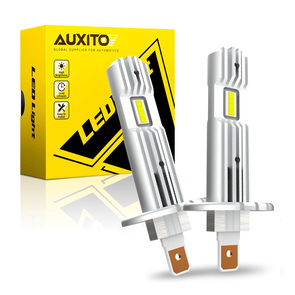 AUXITO Car LED Light H1 Mini Headlight Bulbs Fanless for Ford Fiesta MK7 Focus MK3 Mondeo MK4 BMW E53 E30 E90 E46 E34 Auto Lamp
AUXITO Car LED Light H1 Mini Headlight Bulbs Fanless for Ford Fiesta MK7 Focus MK3 Mondeo MK4 BMW E53 E30 E90 E46 E34 Auto Lamp