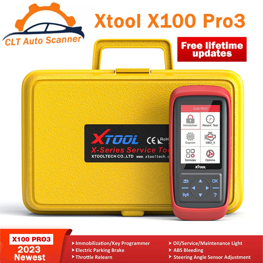 Оригинальный Автомобильный программатор XTOOL X100 PRO3 OBD2 с функцией сброса 7, программатор иммобилайзера, обновленная версия X100PRO2
Оригинальный Автомобильный программатор XTOOL X100 PRO3 OBD2 с функцией сброса 7, программатор иммобилайзера, обновленная версия X100PRO2