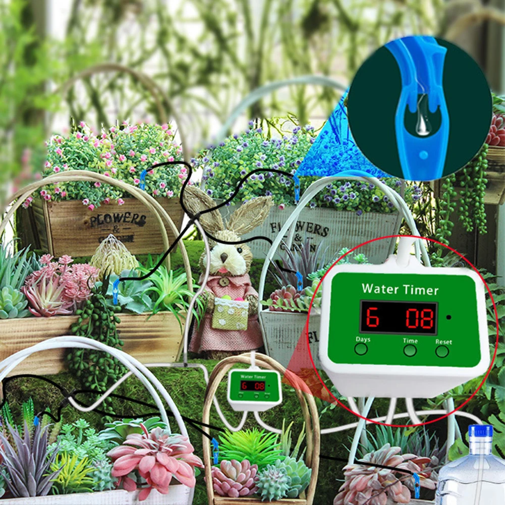 Automatic Watering System Power Indicator Intelligent Automatic Watering Device Spray Irrigator Gardening Accessories
Automatic Watering System Power Indicator Intelligent Automatic Watering Device Spray Irrigator Gardening Accessories