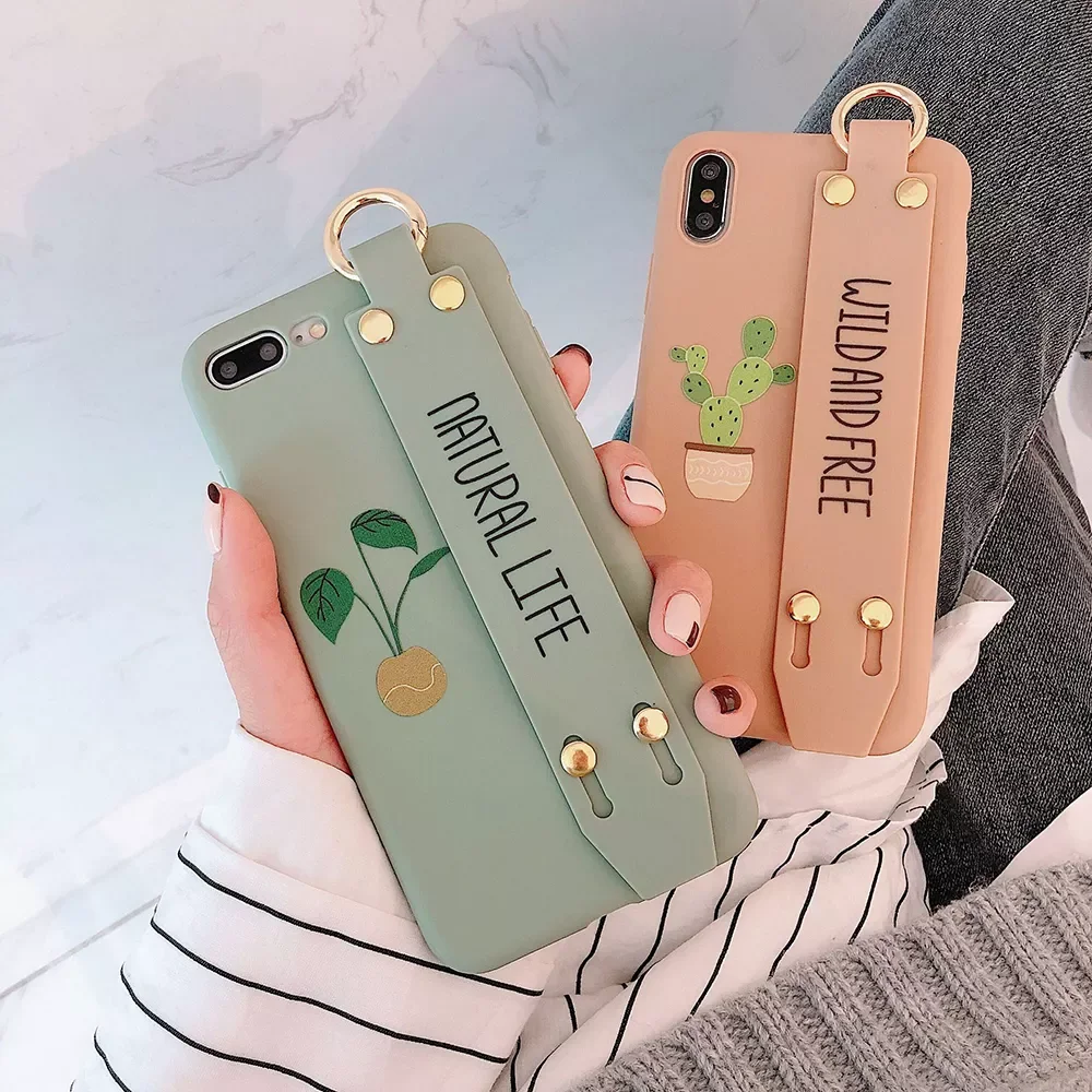 Stylish Cute Cactus Letters Phone Case For iPhone 11 Shell XS MAX XR X 8 7 6s Plus 12Pro cases Soft Bracket Wrist Strap Cover
Stylish Cute Cactus Letters Phone Case For iPhone 11 Shell XS MAX XR X 8 7 6s Plus 12Pro cases Soft Bracket Wrist Strap Cover