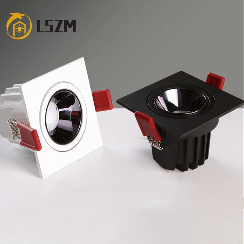 Anti-glare LED Downlight Dimmable LED Spotlight Recessed 7W 12W LED Down Lamps Adjustable COB LED Ceiling Lamp Indoor Lighting
Anti-glare LED Downlight Dimmable LED Spotlight Recessed 7W 12W LED Down Lamps Adjustable COB LED Ceiling Lamp Indoor Lighting