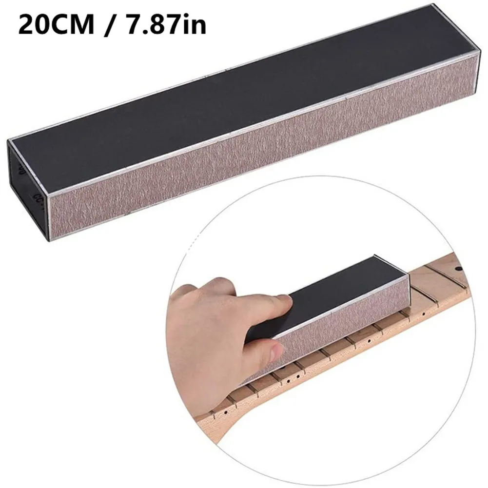 Guitar Neck Fret Leveling Bar Sandpaper Polished 20CM Sanding Aluminum Beam Sandpaper Luthier Tools Aluminum Alloy
Guitar Neck Fret Leveling Bar Sandpaper Polished 20CM Sanding Aluminum Beam Sandpaper Luthier Tools Aluminum Alloy