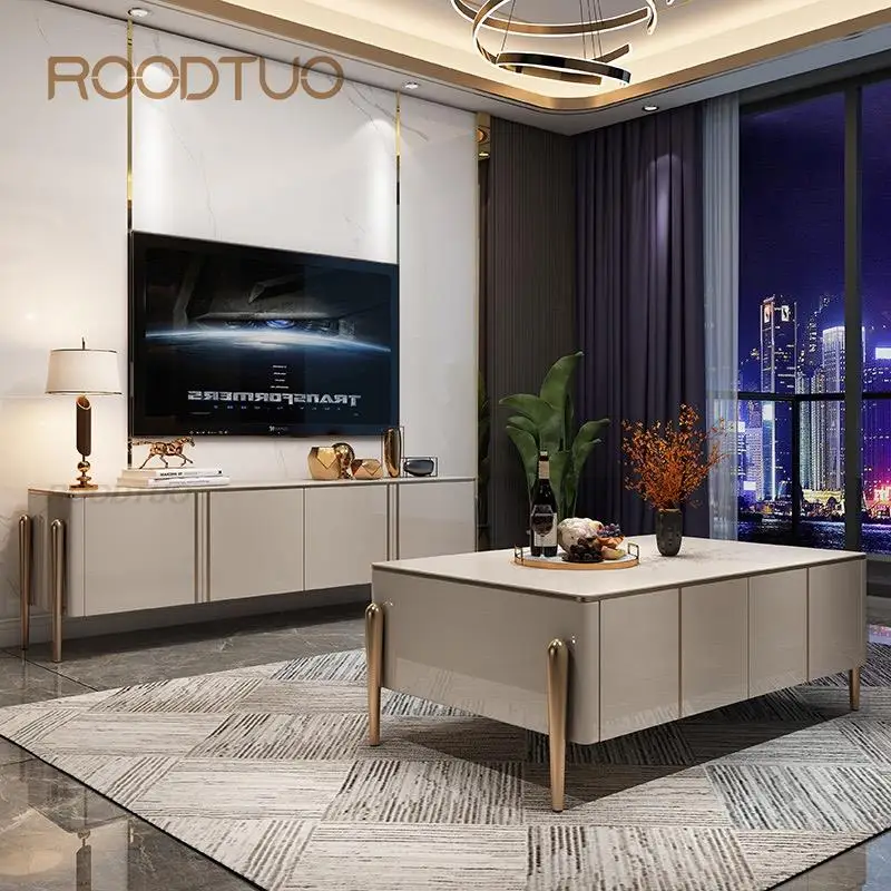 Roodtuo Minimalist Tv Cabinet Tempered Glass Crafting Board Tv Cabinet And Coffee Table Home Furniture Luxury Coffee Table
Roodtuo Minimalist Tv Cabinet Tempered Glass Crafting Board Tv Cabinet And Coffee Table Home Furniture Luxury Coffee Table