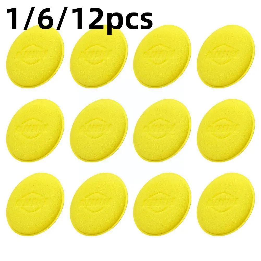 

1pcs Car Round Waxing Polish Sponges High Density Foam Car Wash Pads Detailing Polishing Applicator Cleaning Kit Tools Z6S2