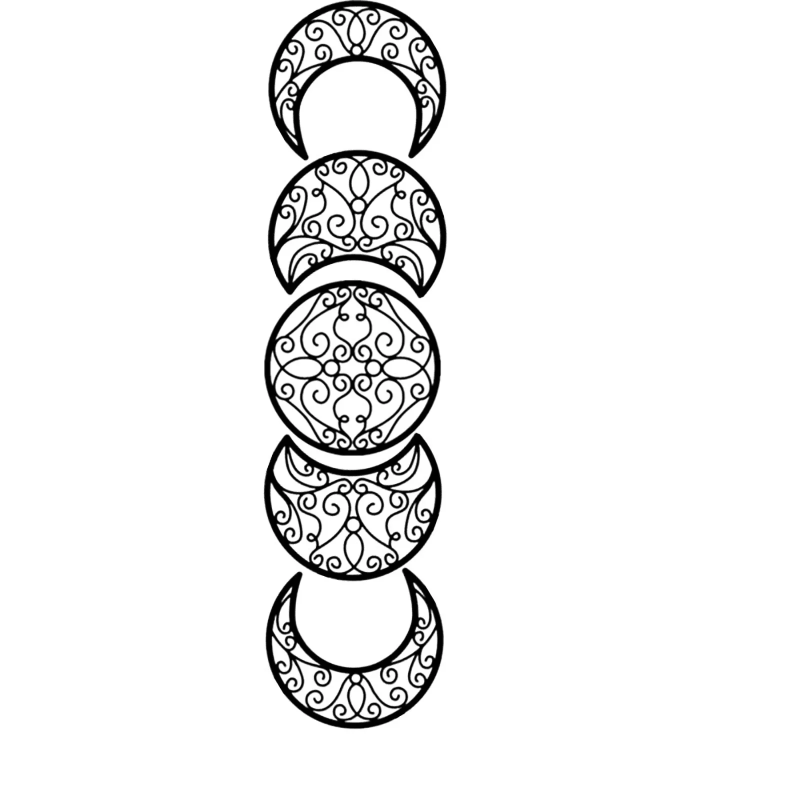 Декор для стен в виде Луны, 5 шт.
Декор для стен в виде Луны, 5 шт.