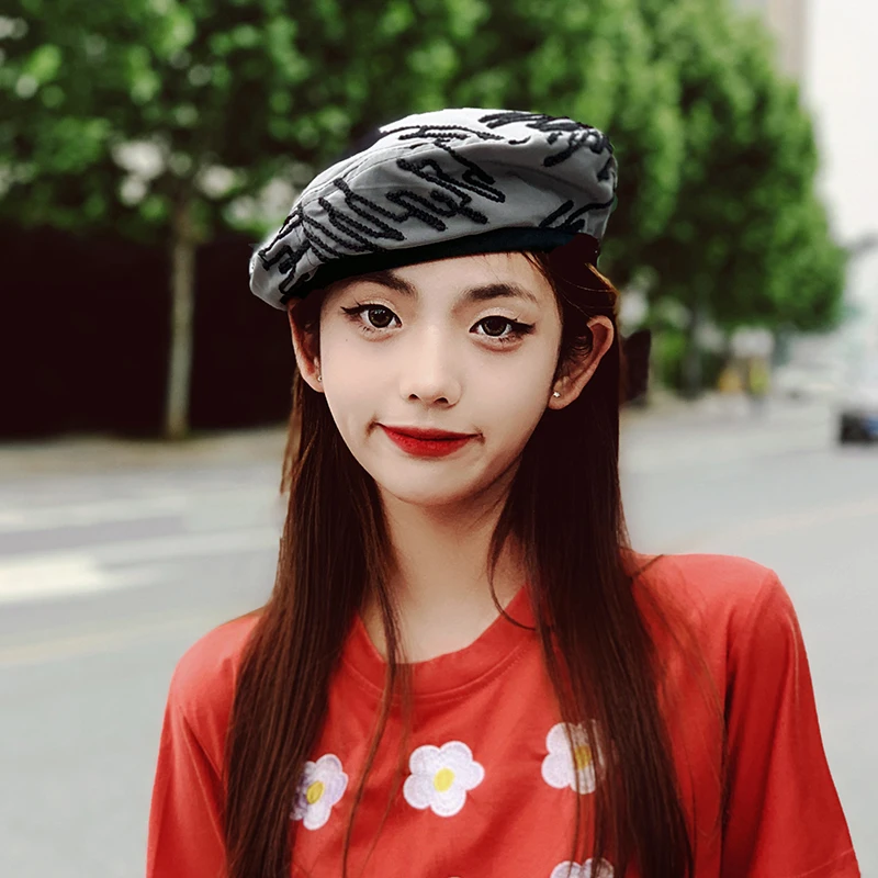 Abstract Design Art Beret Spring and Summer Thin Section Niche Personality Japanese Women's Hat Korean Trend Fashion Hats
Abstract Design Art Beret Spring and Summer Thin Section Niche Personality Japanese Women's Hat Korean Trend Fashion Hats