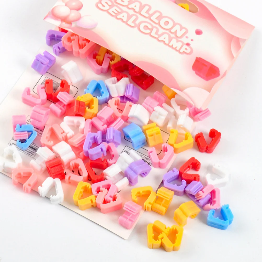 200 Pcs Party Balloon Clips Plastic Cramp Balloons Arch Decoration Strip Practical Ties Sealing Colorful
200 Pcs Party Balloon Clips Plastic Cramp Balloons Arch Decoration Strip Practical Ties Sealing Colorful