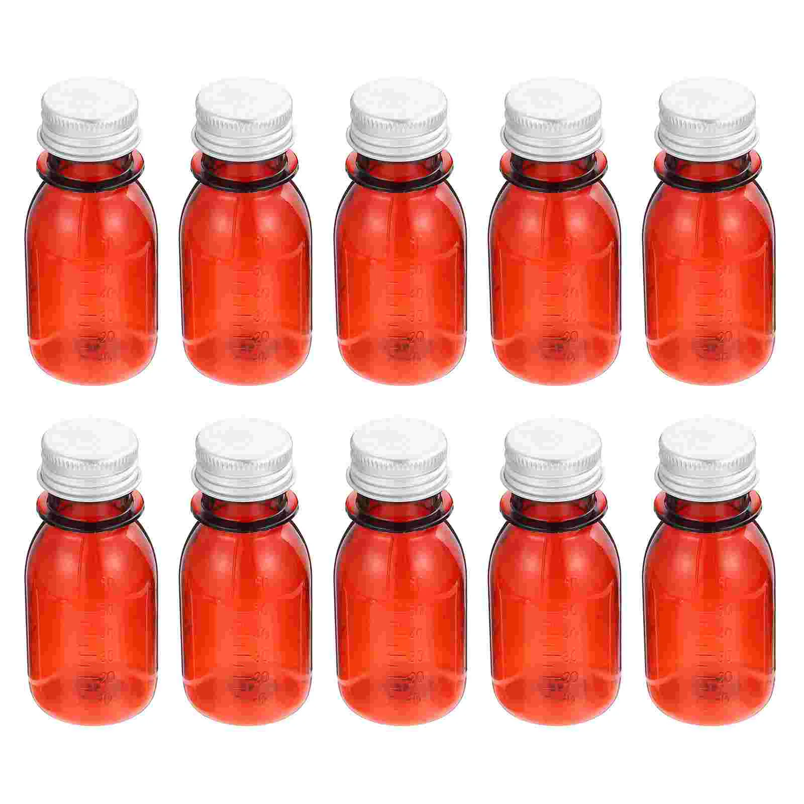 10 Pcs Clear Plastic Containers Aluminum Cap Plastic Bottle Containers Reagent 60ml Vial Sealing Liquid Storage
10 Pcs Clear Plastic Containers Aluminum Cap Plastic Bottle Containers Reagent 60ml Vial Sealing Liquid Storage