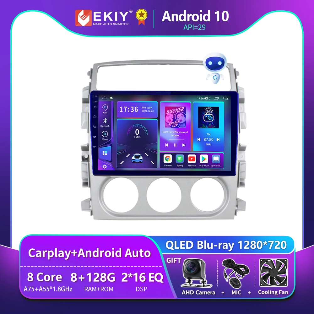 EKIY T900 8G 128G для Suzuki LIANA 2006-2013 автомобильное радио Android 10 GPS Навигация стерео QLED мультимедийный плеер CarPlay головное устройство
EKIY T900 8G 128G для Suzuki LIANA 2006-2013 автомобильное радио Android 10 GPS Навигация стерео QLED мультимедийный плеер CarPlay головное устройство