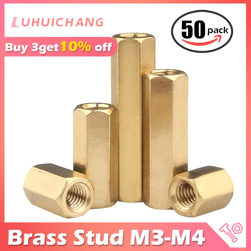 Luhuichang 50PCS LOT M3 Hex Screws Female Hexagonal Brass Standoffs Spacers Screw free shipping
Luhuichang 50PCS LOT M3 Hex Screws Female Hexagonal Brass Standoffs Spacers Screw free shipping