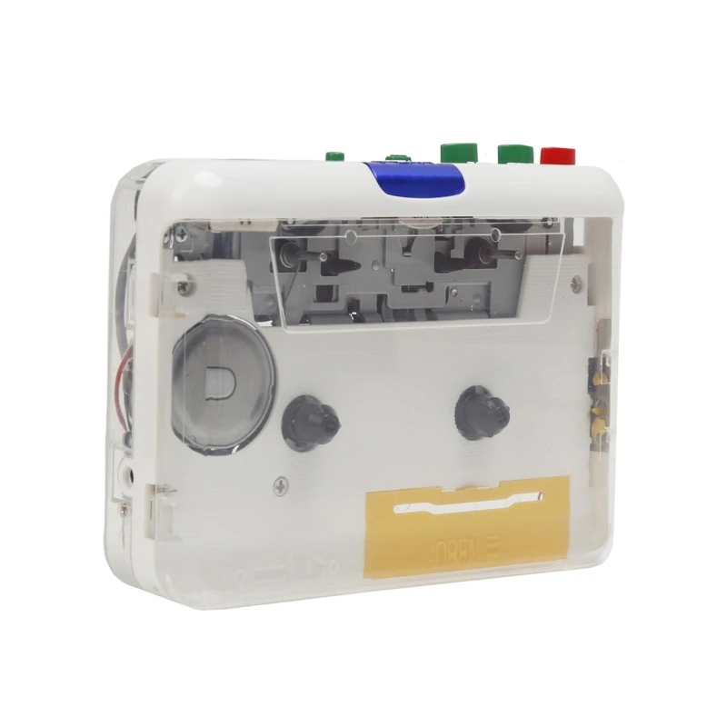 Portable Cassette Player USB Cassette Capture cassette to MP3 Converter Walkman Tape Player Transparent/ Silver Shell
Portable Cassette Player USB Cassette Capture cassette to MP3 Converter Walkman Tape Player Transparent/ Silver Shell