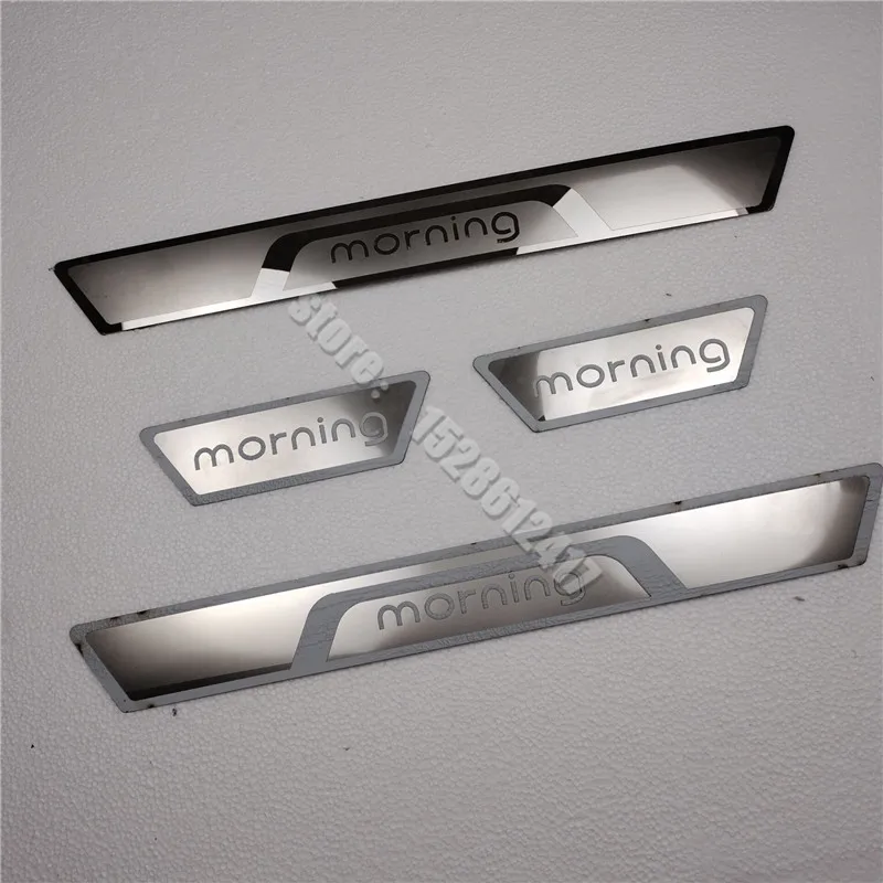 for KIA MORNING 2015-2022 Door Sill Scuff Plate Trim Stainless Threshold Pedal Entry Guards Protector Car Accessories k1
for KIA MORNING 2015-2022 Door Sill Scuff Plate Trim Stainless Threshold Pedal Entry Guards Protector Car Accessories k1