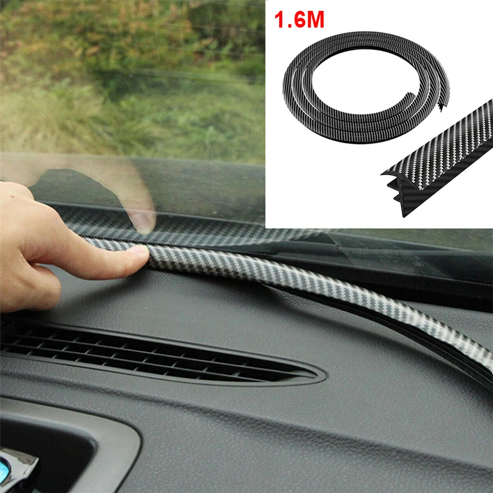 1.6m Car Dashboard Sealing Strip Gap Filling Carbon Fiber Shape Stickers Dustproof, Soundproof And Easy To Clean Car Accessories
1.6m Car Dashboard Sealing Strip Gap Filling Carbon Fiber Shape Stickers Dustproof, Soundproof And Easy To Clean Car Accessories