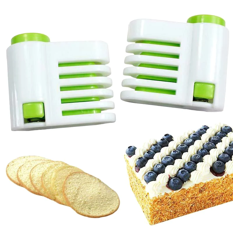 2 Pcs Cake Slicing Leveler Bread Cutter Cake Slicer Bread Divider Layerer Cake Cutter Baking Utensils Kitchen Accessories
2 Pcs Cake Slicing Leveler Bread Cutter Cake Slicer Bread Divider Layerer Cake Cutter Baking Utensils Kitchen Accessories