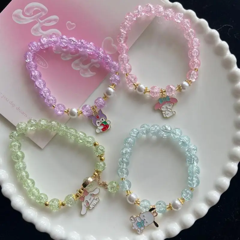 Kawaii Sanrio Strings Kuromi Hello Kittys Accessories Cute Beauty Cartoon Anime Summer Cool Bracelets Beads Toys for Girls Gift
Kawaii Sanrio Strings Kuromi Hello Kittys Accessories Cute Beauty Cartoon Anime Summer Cool Bracelets Beads Toys for Girls Gift