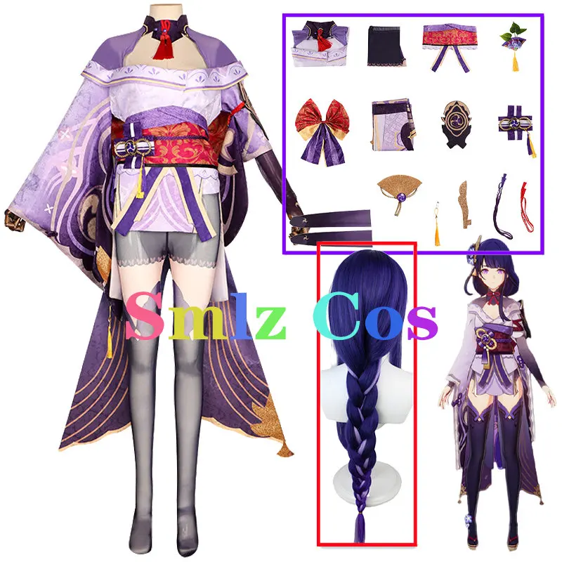Special Offer Raiden Shogun Cosplay Anime Genshin Impact Costume Raiden Ei Uniform Wig Women Beelzebul Halloween Costumes
Special Offer Raiden Shogun Cosplay Anime Genshin Impact Costume Raiden Ei Uniform Wig Women Beelzebul Halloween Costumes
