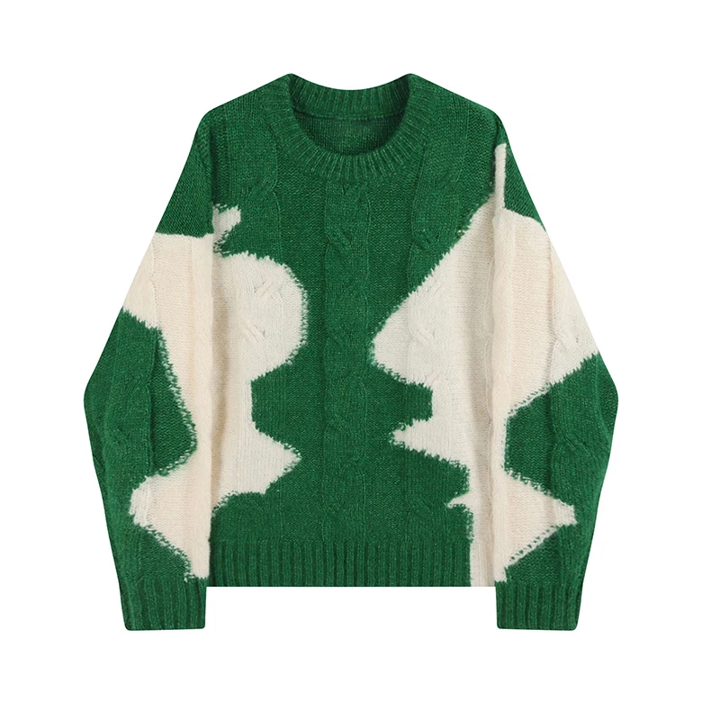 Sweaters Women Harajuku Lovely Chic Splicing Colour Soft Loose Autumn Winter Teens Knitwear Casual Fashion Korean Girls Pullover
Sweaters Women Harajuku Lovely Chic Splicing Colour Soft Loose Autumn Winter Teens Knitwear Casual Fashion Korean Girls Pullover