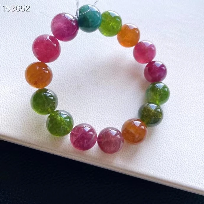Natural Colorful Tourmaline 14mm Clear Round Beads Bracelet Brazil Red Rainbow Tourmaline Women Men AAAAAAA
Natural Colorful Tourmaline 14mm Clear Round Beads Bracelet Brazil Red Rainbow Tourmaline Women Men AAAAAAA