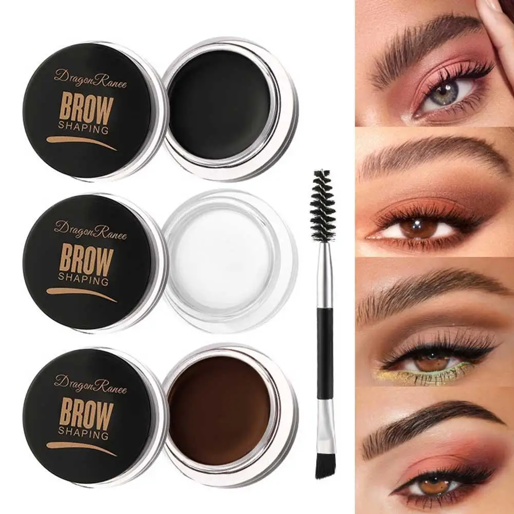 

3D Wild Eyebrow Gel Wax Brow Styling Soap Waterproof Long Lasting Tint Eyebrows Enhancers Brows White Brown Cosmetic Makeup Tool