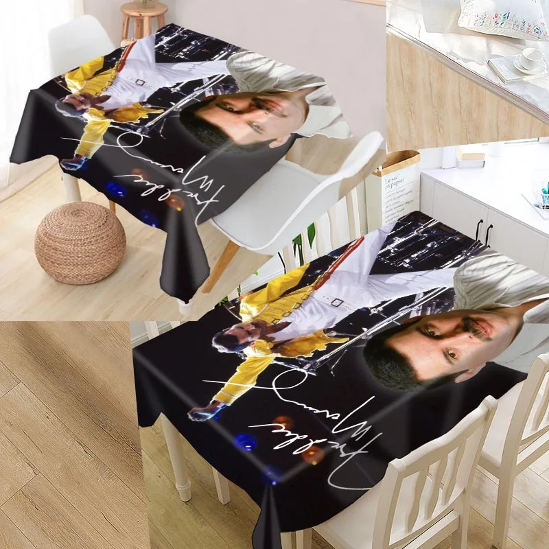 Freddie Mercury Tablecloth Rectangular Tablecloth Picnic Cloth Dustproof Washable Party Tablecloth Cover Nappe De Table 1014
Freddie Mercury Tablecloth Rectangular Tablecloth Picnic Cloth Dustproof Washable Party Tablecloth Cover Nappe De Table 1014