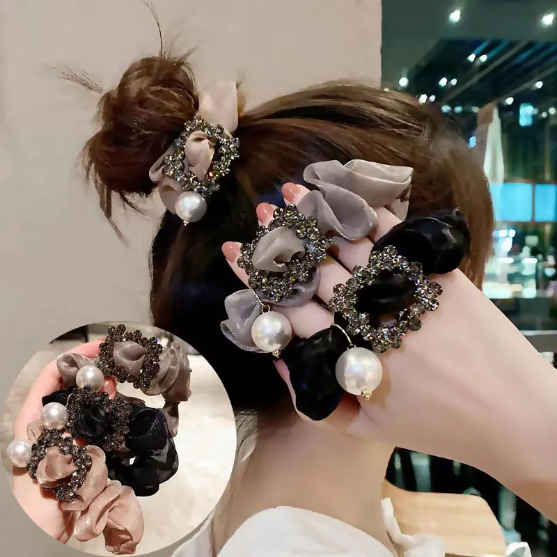 Hot Hair Bands For Girls Organza Ball Head Rope Pearl French Fairy Tied Shiny Square Rhinestone Headband Women Hair Accessories
Hot Hair Bands For Girls Organza Ball Head Rope Pearl French Fairy Tied Shiny Square Rhinestone Headband Women Hair Accessories