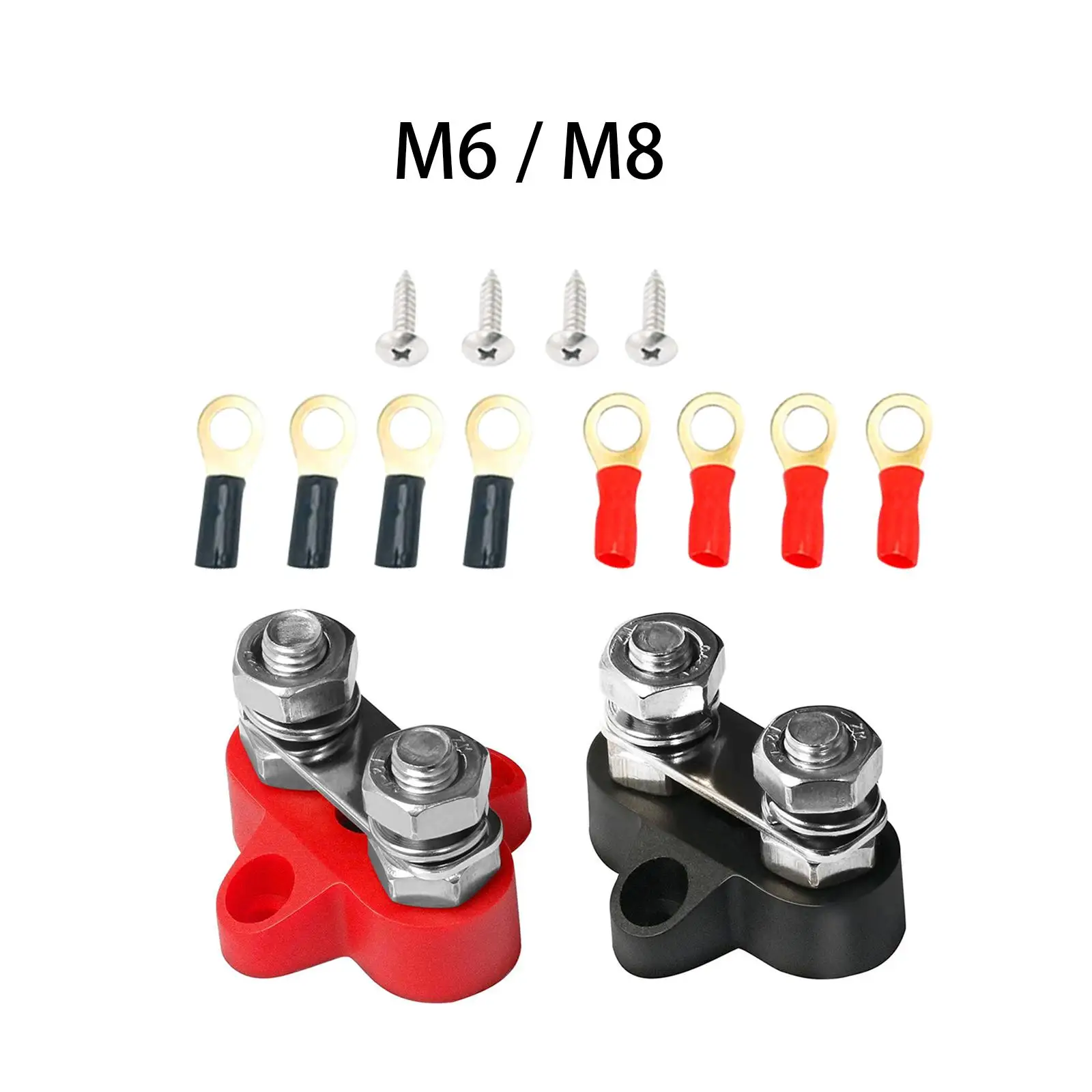 Battery Junction Post Battery Bus Bar Max 48V DC Car Electronics Battery Power Distribution Terminal Block Set Terminal Post
Battery Junction Post Battery Bus Bar Max 48V DC Car Electronics Battery Power Distribution Terminal Block Set Terminal Post
