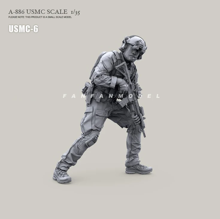 1/35 Resin soldier model kits US. resin figure DIY military man self-assembled A-886
1/35 Resin soldier model kits US. resin figure DIY military man self-assembled A-886