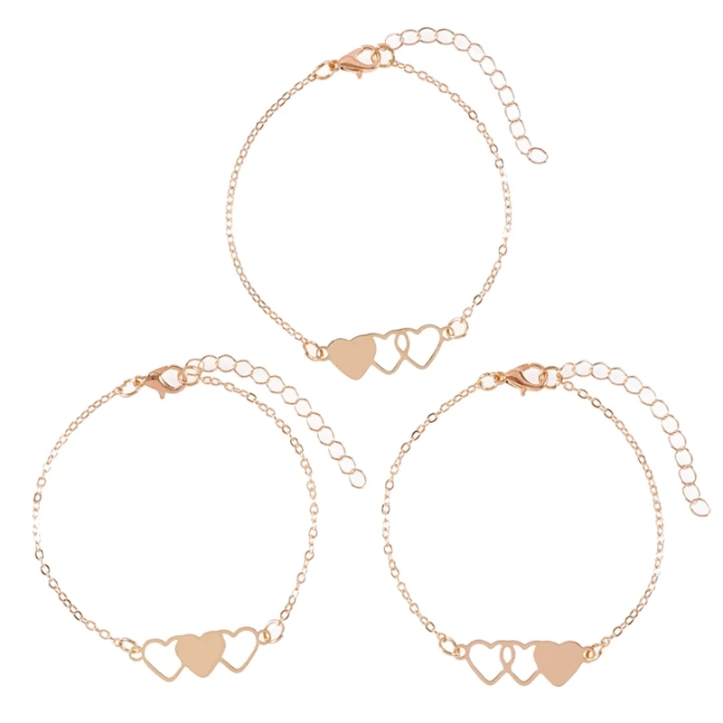 3xMatching Heart Long Distance Bracelets Sister Bracelet with Card Pinky Promise Relationship Bracelet for Friend Family 264E
3xMatching Heart Long Distance Bracelets Sister Bracelet with Card Pinky Promise Relationship Bracelet for Friend Family 264E