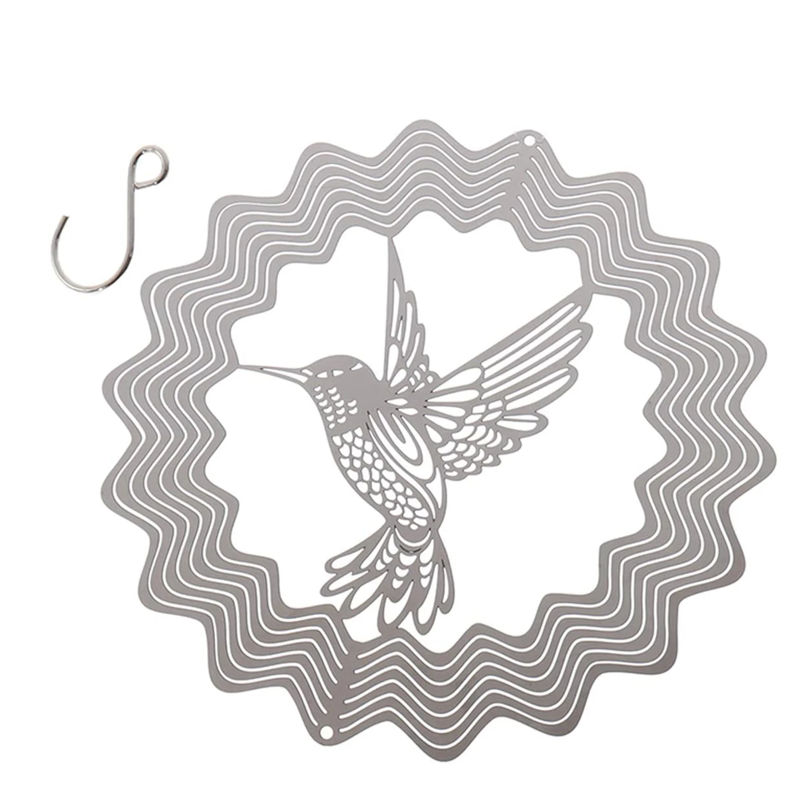 Wind Spinner For Yard Garden Kinetic 3D Stainless Steel Wind Spinners Hummingbird Art Crafts Ornaments Gifts For Lawn Patio
Wind Spinner For Yard Garden Kinetic 3D Stainless Steel Wind Spinners Hummingbird Art Crafts Ornaments Gifts For Lawn Patio