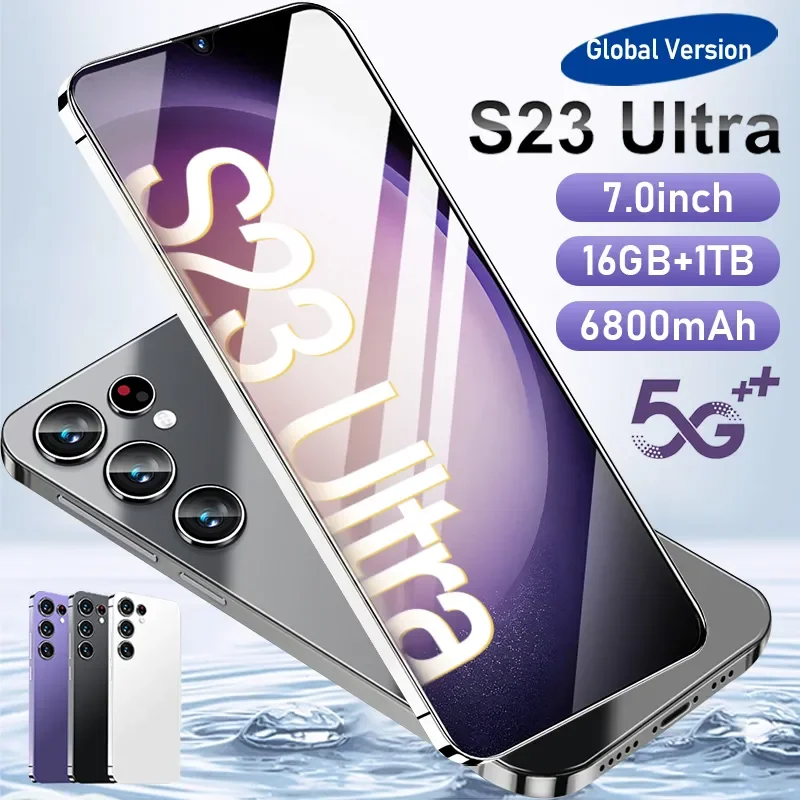 Новинка, смартфон s23, оригинальный телефон, 7,0 дюймов, 16 ГБ + 1 ТБ, смартфон, Android 13, бесплатная доставка, сотовый телефон
Новинка, смартфон s23, оригинальный телефон, 7,0 дюймов, 16 ГБ + 1 ТБ, смартфон, Android 13, бесплатная доставка, сотовый телефон