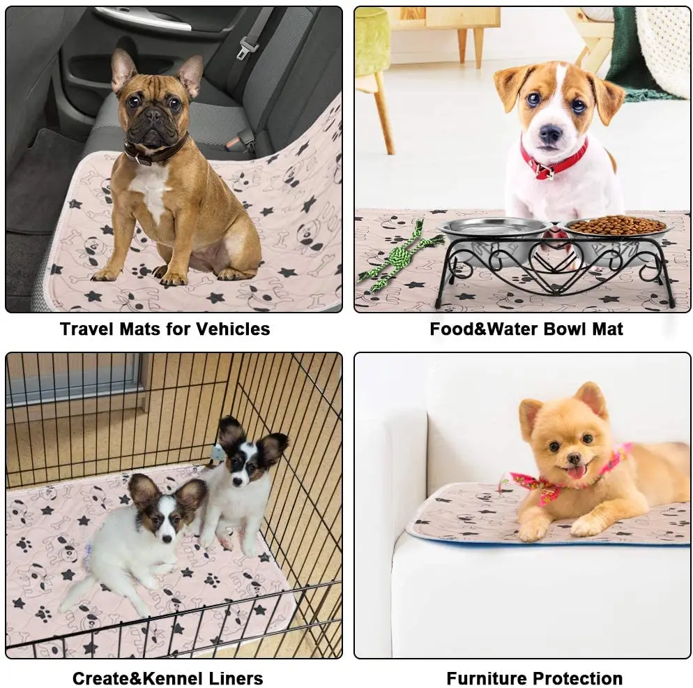 Reusable Pet Urine Pad Washable Dog Cat Diaper Mat 3 Layer Absorbent Bone Paw Print For Sofa Bed Floor
Reusable Pet Urine Pad Washable Dog Cat Diaper Mat 3 Layer Absorbent Bone Paw Print For Sofa Bed Floor