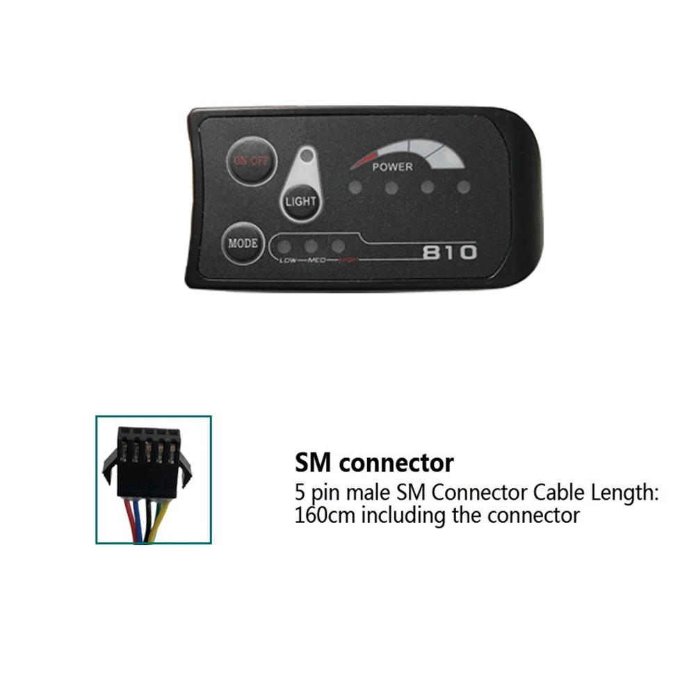 Electric Bike LED Display Panel 36V 48V LED Display Panel For JN Controller 42*83mm Black Plastic Electric Bicycle Display
Electric Bike LED Display Panel 36V 48V LED Display Panel For JN Controller 42*83mm Black Plastic Electric Bicycle Display
