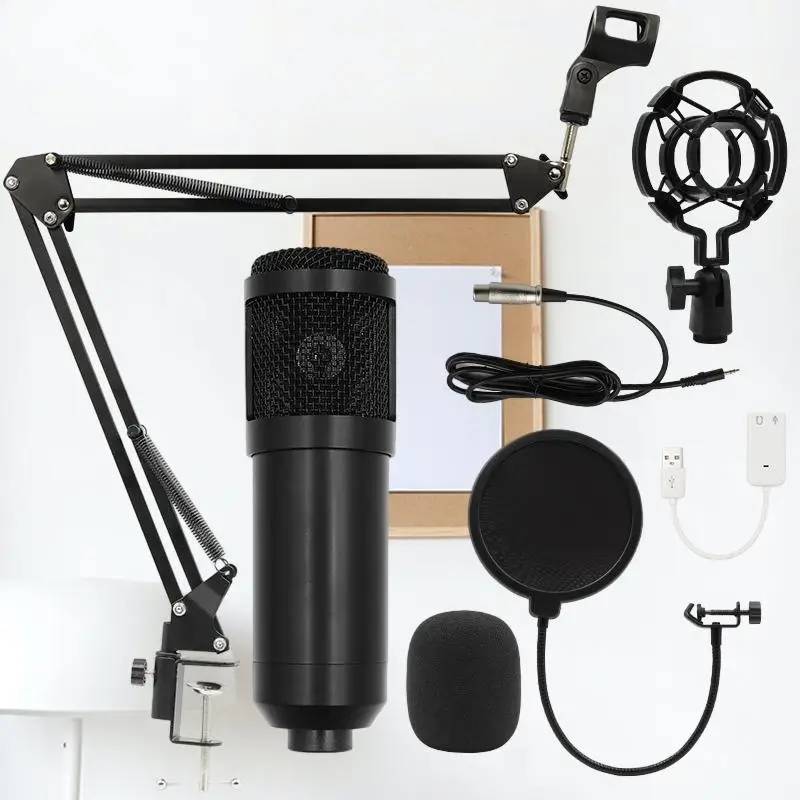 Upgrade Your Streaming Game with the BM800 Condenser Microphone and V8 Sound Card Combo - Perfect for Internet Celebrity Anchors
Upgrade Your Streaming Game with the BM800 Condenser Microphone and V8 Sound Card Combo - Perfect for Internet Celebrity Anchors