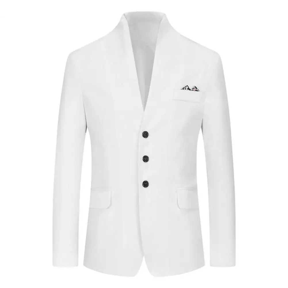 Business Blazer Popular Slim Fit Pockets Suit Jacket Long Sleeve All Match Men Blazer
Business Blazer Popular Slim Fit Pockets Suit Jacket Long Sleeve All Match Men Blazer