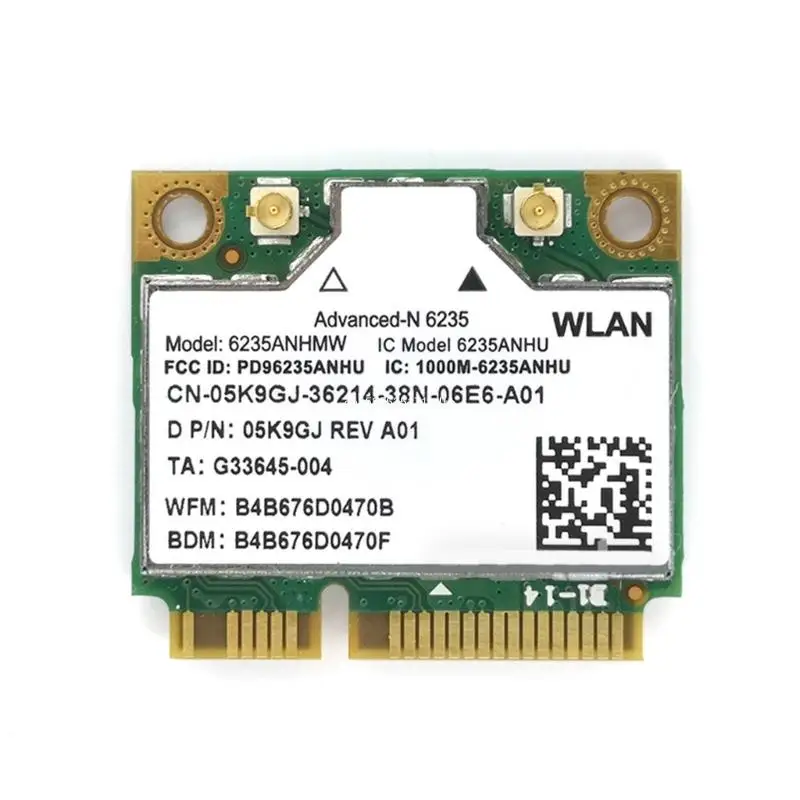 6235AN 6235ANHMW Wifi Card Wireless Lan Card 6235 Centrino-Advanced-N BT4.0 Half Dropship
6235AN 6235ANHMW Wifi Card Wireless Lan Card 6235 Centrino-Advanced-N BT4.0 Half Dropship