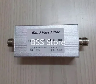 

BPF-2.0-30 2-10MHz Bandpass Filter BPF Anti-interference Improve sensitivity Expand communication distance Shortwave sensor