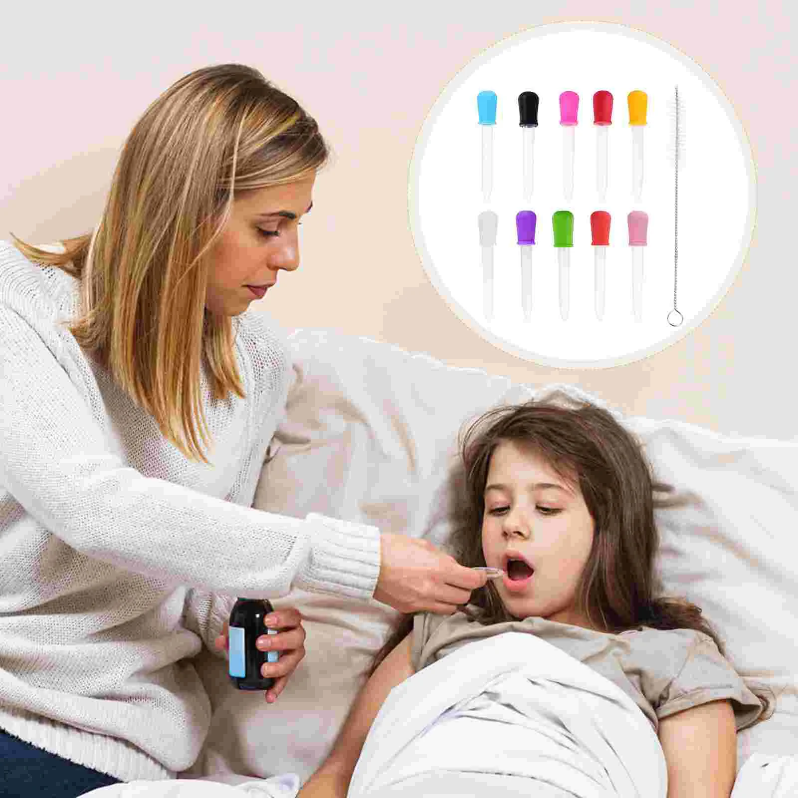 10Pcs Droppers for Kids Silicone Pipettes Transfer Eyedropper with Bulb Tip Cleaning Brush for Candy Kitchen Kids Gummy Making
10Pcs Droppers for Kids Silicone Pipettes Transfer Eyedropper with Bulb Tip Cleaning Brush for Candy Kitchen Kids Gummy Making