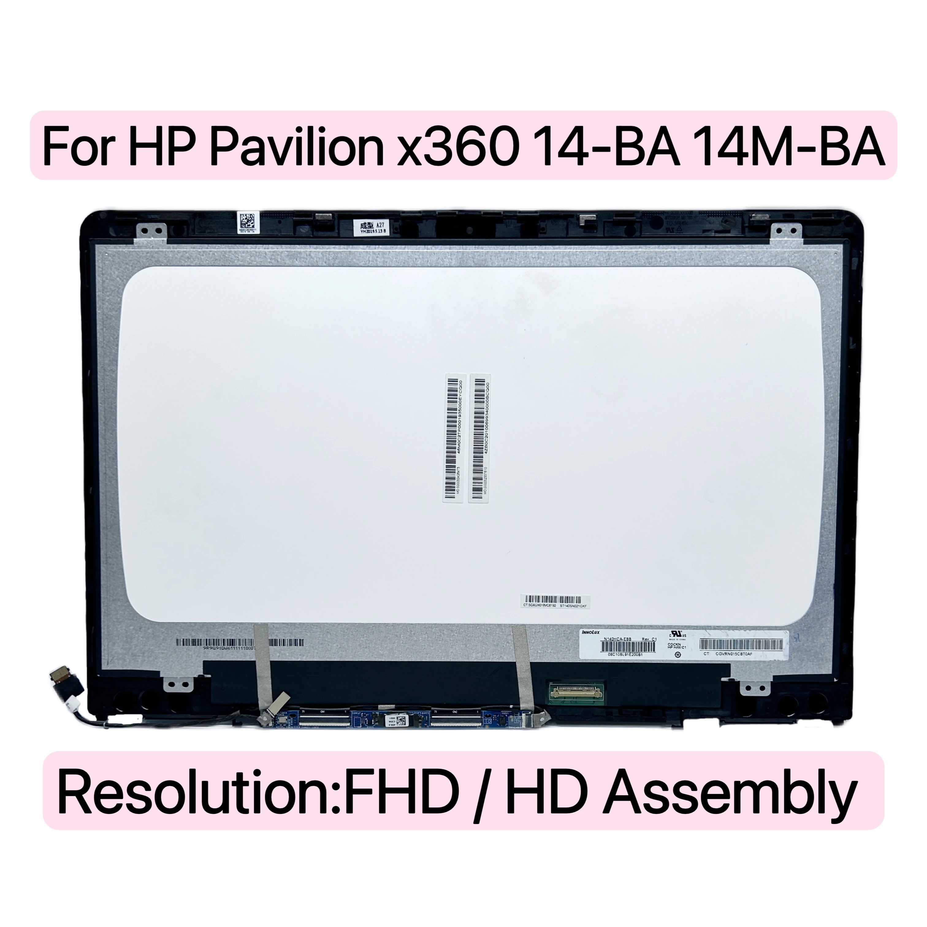 Оригинальный ЖК-дисплей для HP Pavilion x360 14-BA 14M-BA, кодирующий преобразователь сенсорного экрана в сборе 14-ba001la 14-BA002LA 14-BA003LA
Оригинальный ЖК-дисплей для HP Pavilion x360 14-BA 14M-BA, кодирующий преобразователь сенсорного экрана в сборе 14-ba001la 14-BA002LA 14-BA003LA