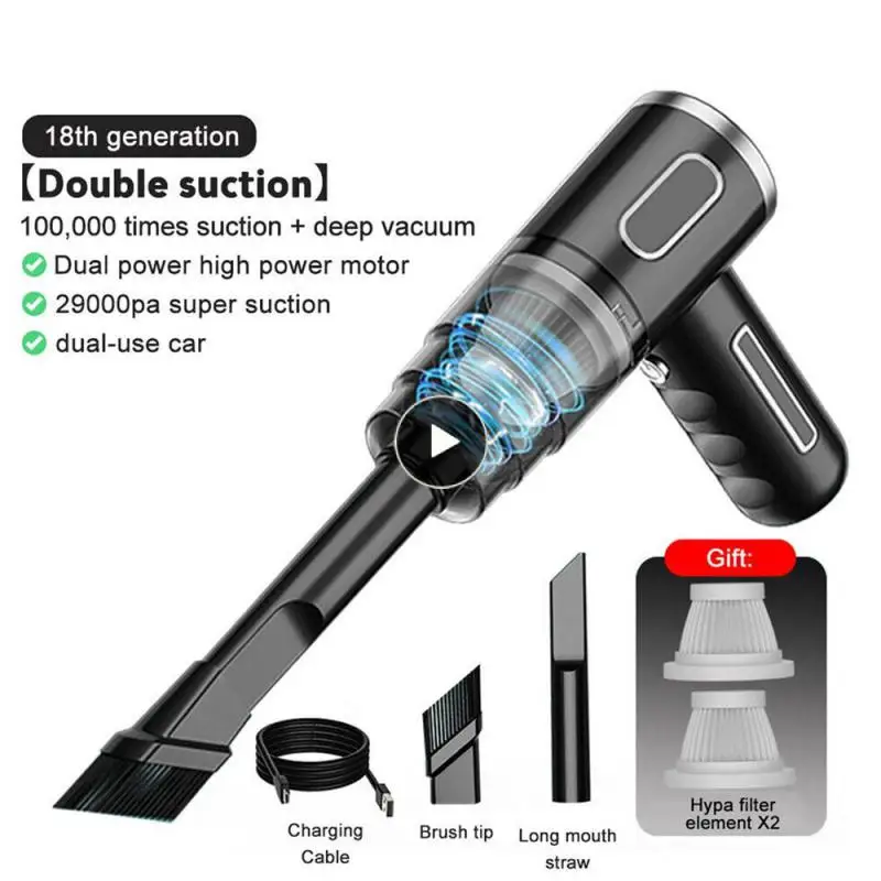 Multifunctional Auto Vacuum Cleaner Universal Car Vacuum Cleaner Mini Auto Vacuum Practical Car Supplies Wireless Portable
Multifunctional Auto Vacuum Cleaner Universal Car Vacuum Cleaner Mini Auto Vacuum Practical Car Supplies Wireless Portable