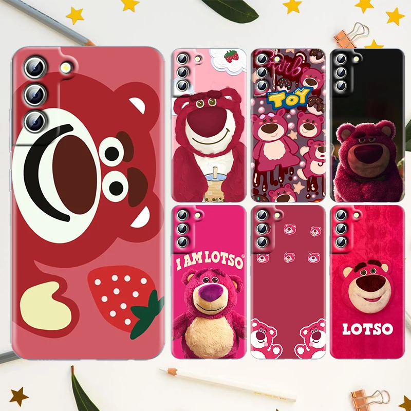 Toy Story Strawberry Bear For Samsung Galaxy S22 S21 S20 FE Ultra Pro Lite S10 S10E S9 S8 Plus S7 Edge Transparent Phone Case
Toy Story Strawberry Bear For Samsung Galaxy S22 S21 S20 FE Ultra Pro Lite S10 S10E S9 S8 Plus S7 Edge Transparent Phone Case
